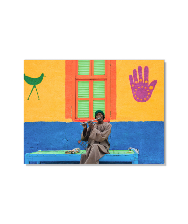 ANubian flute player عازف الناي