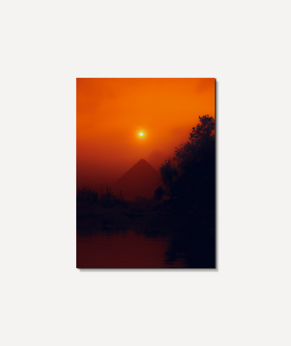 Pyramids at Dusk